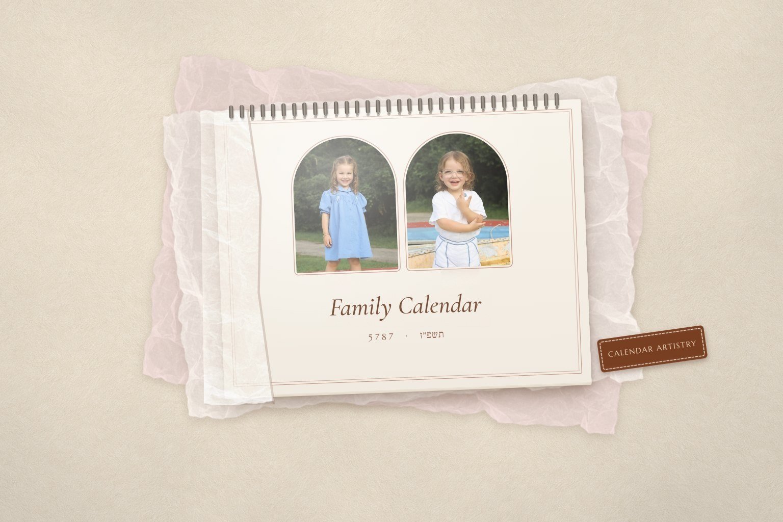 A finished family calendar