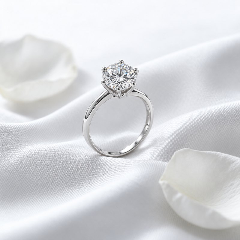 An engagement ring
